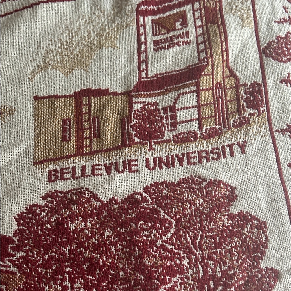 Bellevue Nebraska Themed Throw Blanket - Picture 2 of 4